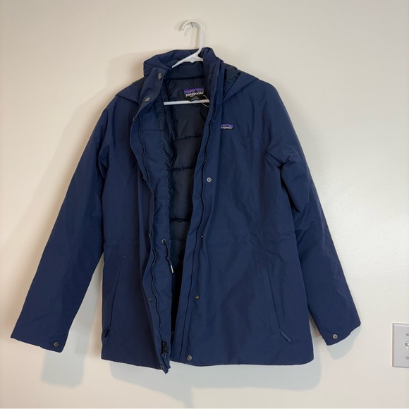 PATAGONIA off slope jacket in new navy size large NWT - Picture 6 of 12